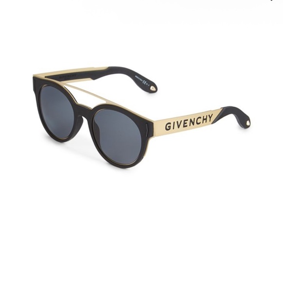 Givenchy Black and Gold Designer Sunglasses - Picture 1 of 6